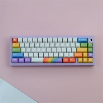 GMK Rainbow 104+25 PBT Dye-subbed Keycaps Set Cherry Profile for MX Switches Mechanical Gaming Keyboard